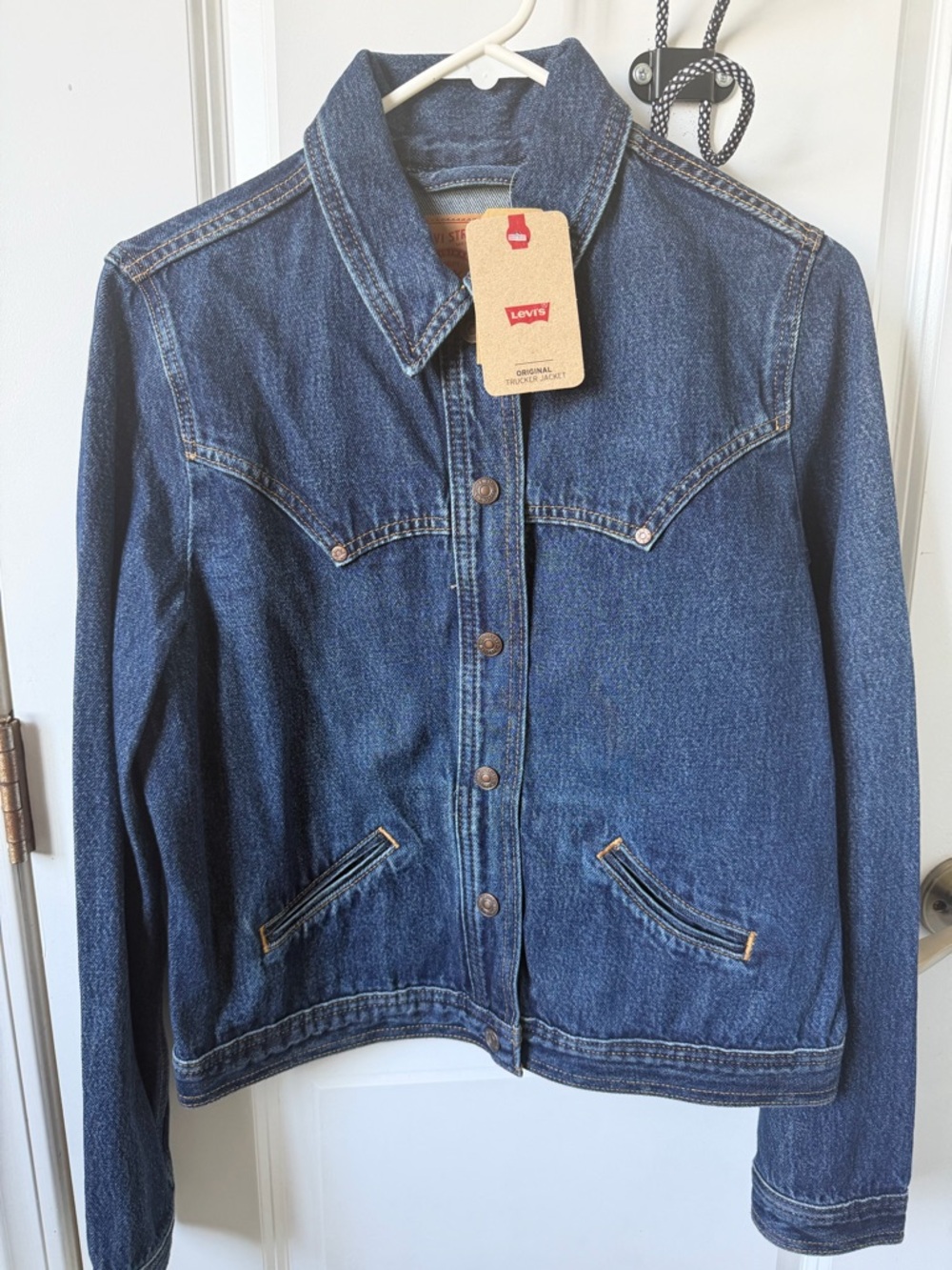 Levi's Dark Blue Denim Trucker Jacket